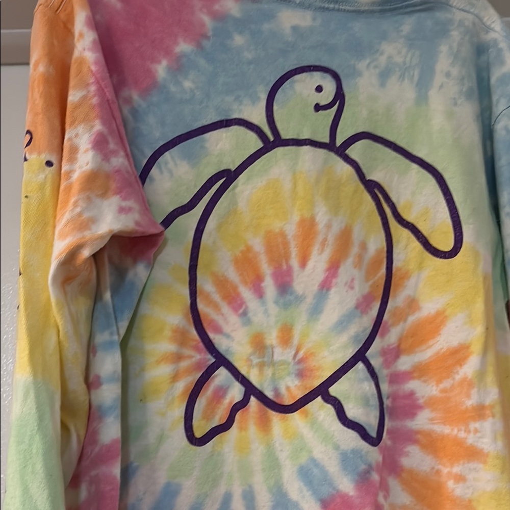 Simply Southern Pink and Yellow Long Sleeve Tee - Picture 6 of 9